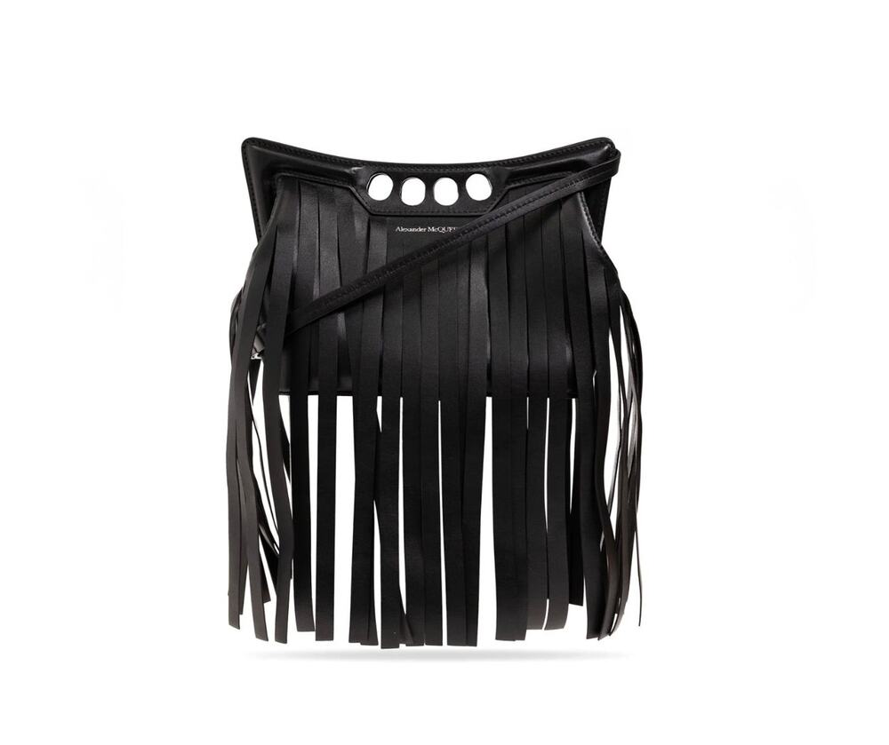 4725 - Alexander McQueen Mini Peak Fringe - NWT